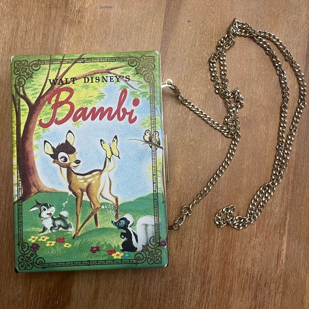 Walt Disney Bambi Printed Box Clutch in Multi-Color